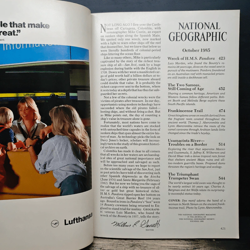 NATIONAL GEOGRAPHIC Vol.168 No.4 October 1985 รูปที่ 7