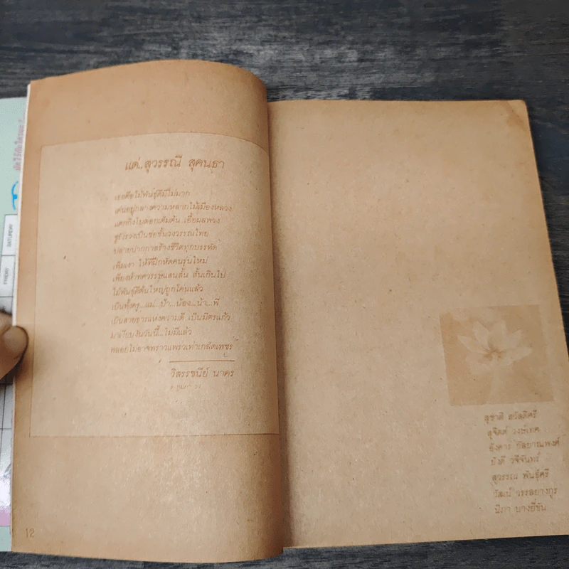 สู่ฝัน นิตยสารกวีนิพนธ์ ฉบับที่ 3 ฝันถึงทะเลคืนรัก รูปที่ 6