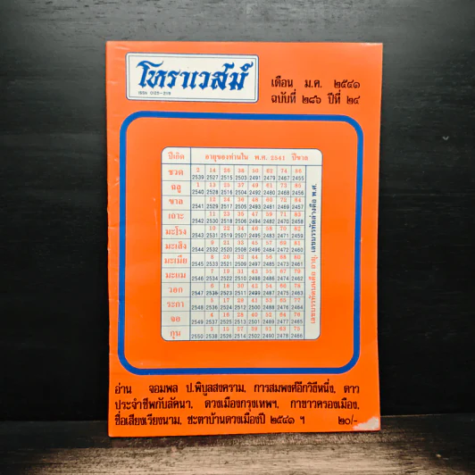 โหราเวสม์ ปีที่ 24 ฉบับที่ 286 ม.ค.2541 รูปที่ 1