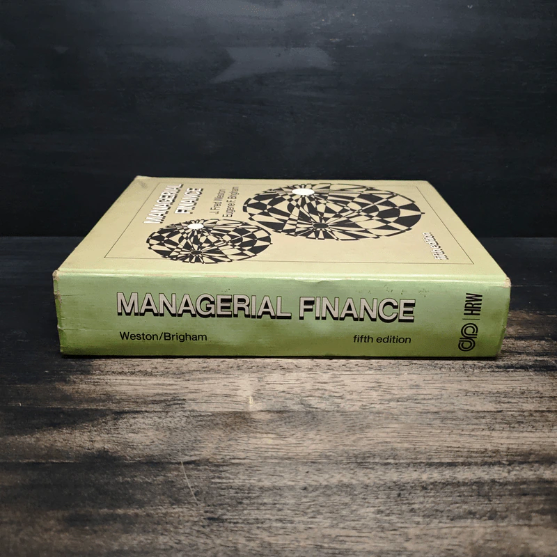 Managerial Finance - J.Fred Weston, Eugene F. Brigham รูปที่ 3