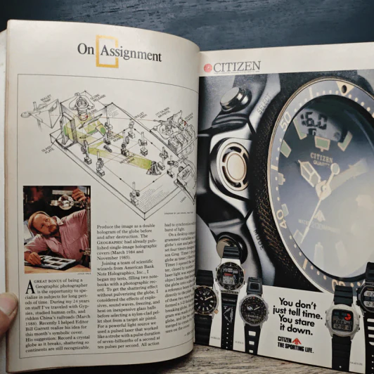 NATIONAL GEOGRAPHIC Vol.174 NO.6 December 1988 รูปที่ 7