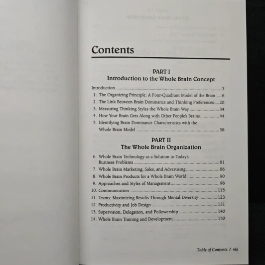 The Whole Brain Business Book - Ned Herrmann รูปที่ 6