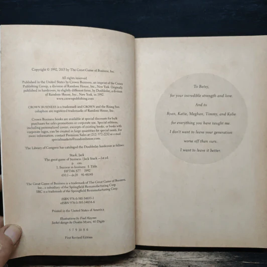 The Great Game of Business - Jack Stack รูปที่ 6