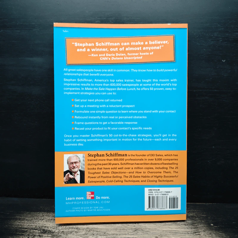 Make the Sale Happen Before Lunch - Stephan Schiffman รูปที่ 2