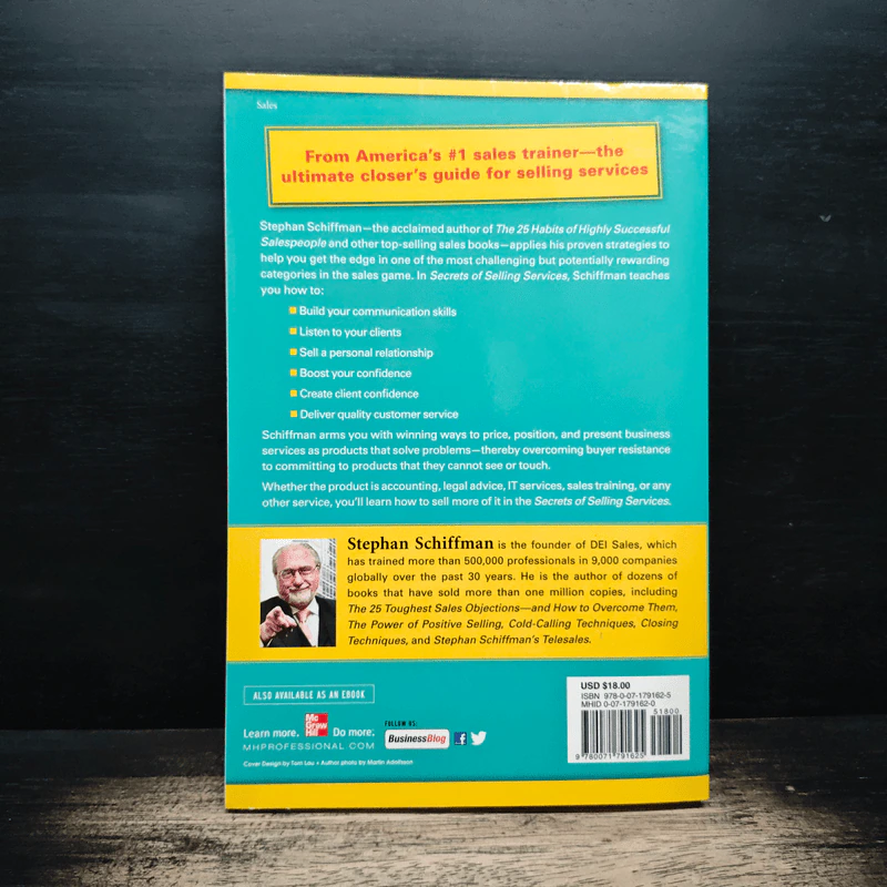 Secrets of Selling Services - Stephan Schiffman รูปที่ 2