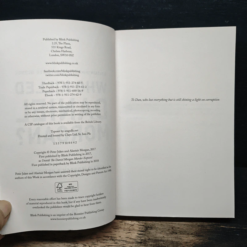 Who Killed Daniel Morgan? - Alastair Morgan, Peter Jukes รูปที่ 6