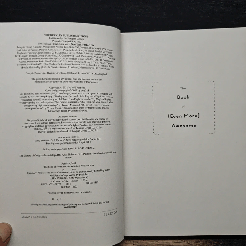 The Book of (Even More) Awesome - Neil Pasricha รูปที่ 6