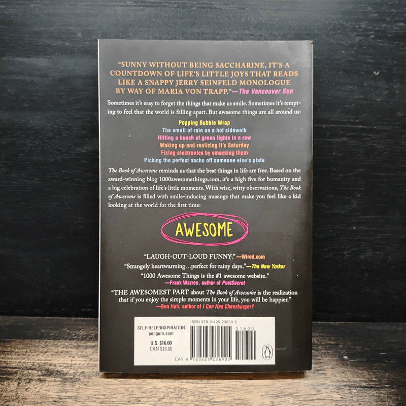 The Book of Awesome - Neil Pasricha รูปที่ 2