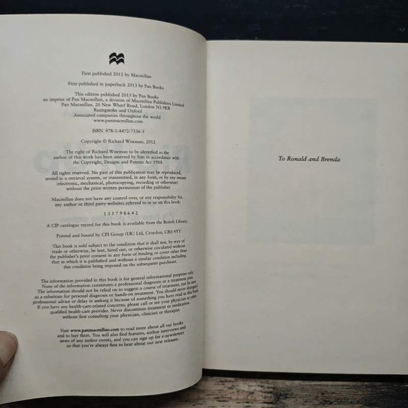 Rip It Up - Richard Wiseman รูปที่ 6