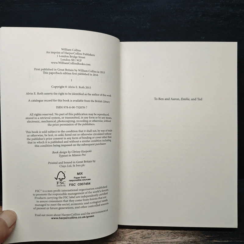 Who Gets What-And Why? - Alvin E.Roth รูปที่ 6