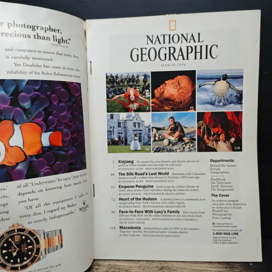 NATIONAL GEOGRAPHIC Vol.189 No.3 March 1996 รูปที่ 7