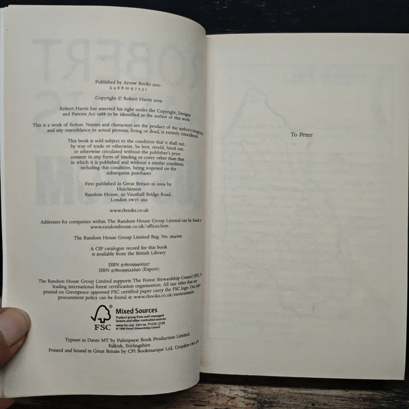 Lustrum - Robert Harris รูปที่ 6