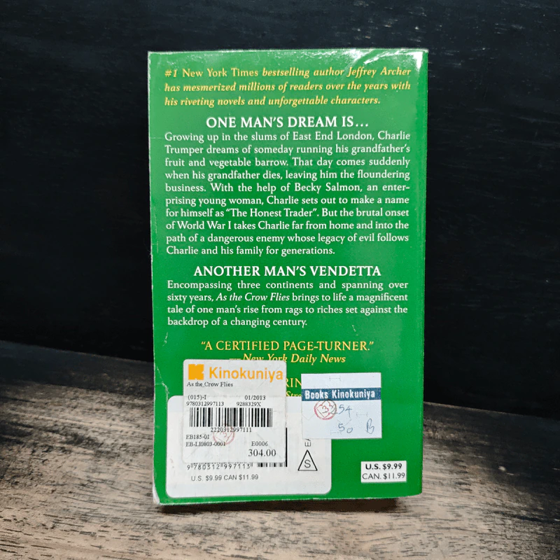 As the Crow Flies - Jeffrey Archer รูปที่ 2