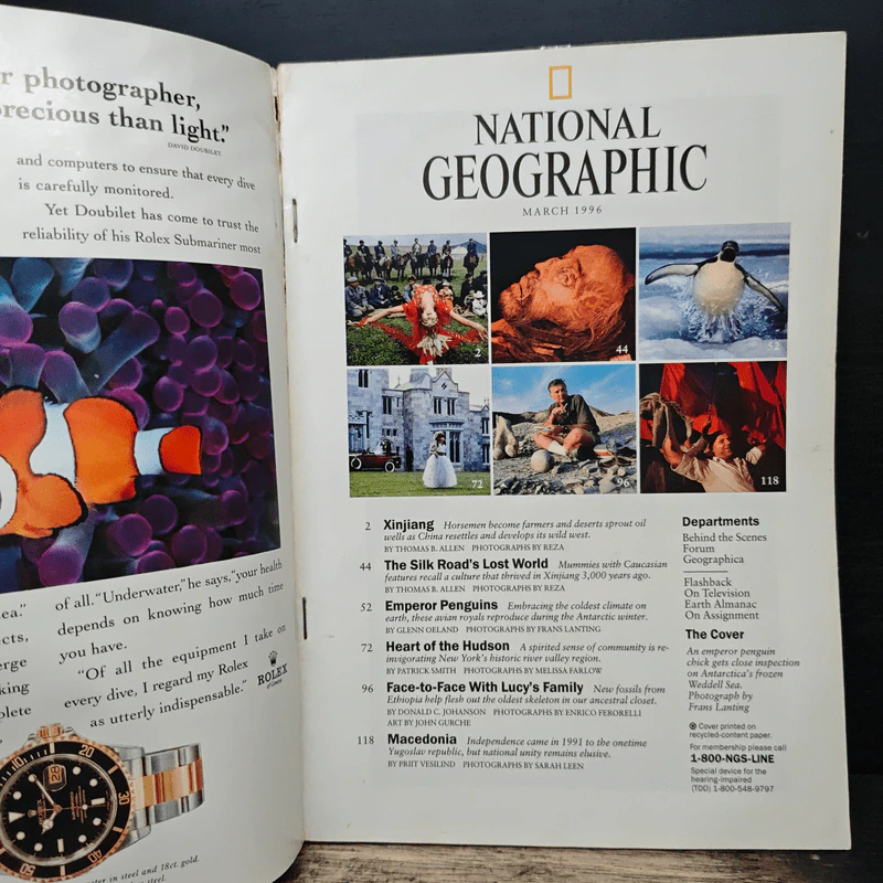 NATIONAL GEOGRAPHIC Vol.189 No.3 March 1996 รูปที่ 7