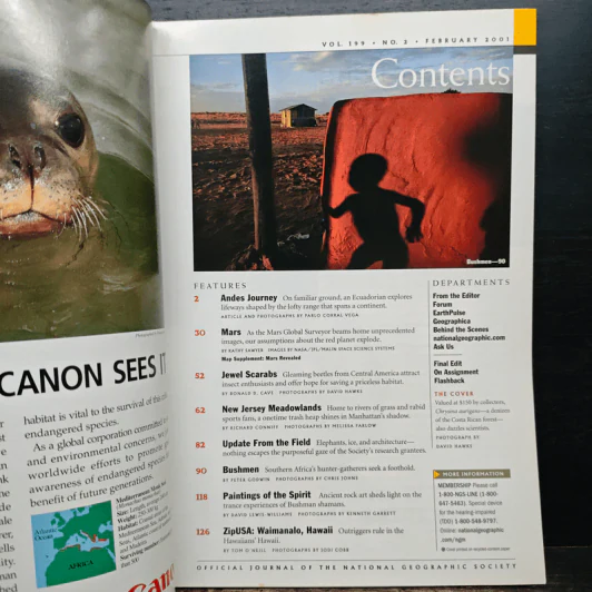 NATIONAL GEOGRAPHIC February 2001 รูปที่ 7
