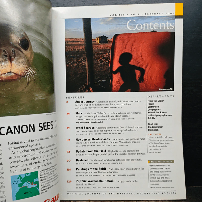 NATIONAL GEOGRAPHIC February 2001 รูปที่ 7
