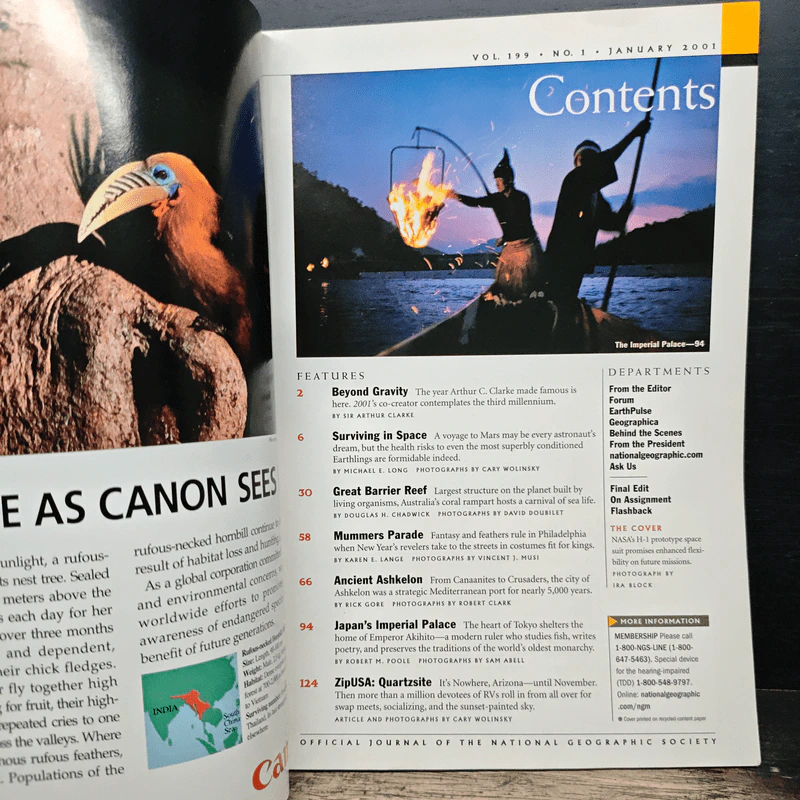NATIONAL GEOGRAPHIC January 2001 รูปที่ 7