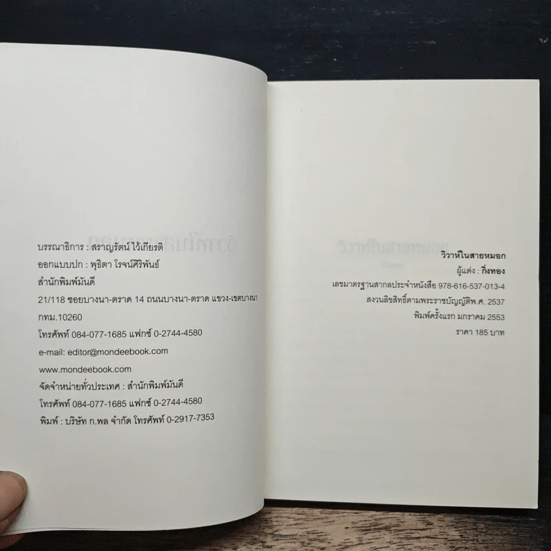 วิวาห์ในสายหมอก - กิ่งทอง รูปที่ 6