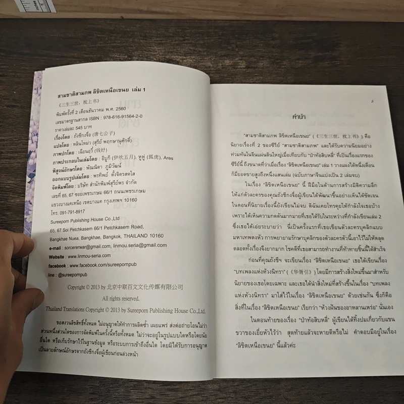 Boxset สามชาติสามภพ ลิขิตเหนือเขนย 4 เล่มจบ - ถังชีกงจื่อ, หลินโหม่ว รูปที่ 10