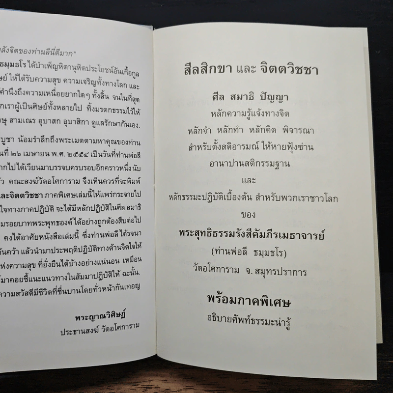 สีลสิกขา และ จิตตวิชชา - ท่านพ่อลี ธมมธโร รูปที่ 6