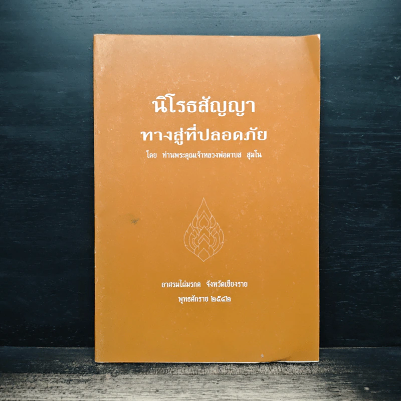 นิโรธสัญญาทางสู่ที่ปลอดภัย รูปที่ 1