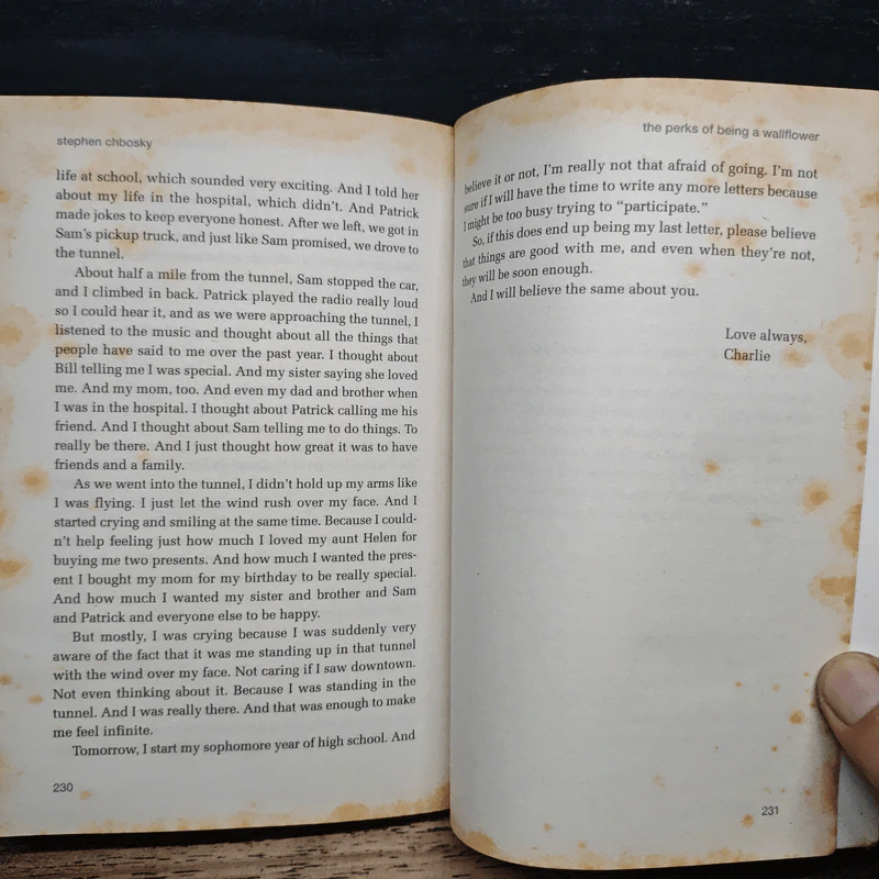 The Perks Of Being A Wallflower - Stephen Chbosky รูปที่ 8