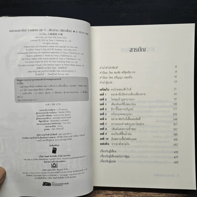 หงสาจอมราชันย์ ภาคพิเศษ เล่ม 5 เสี่ยวม่าน(เตียวเสี้ยน) - หวังอี๋ซิง รูปที่ 6