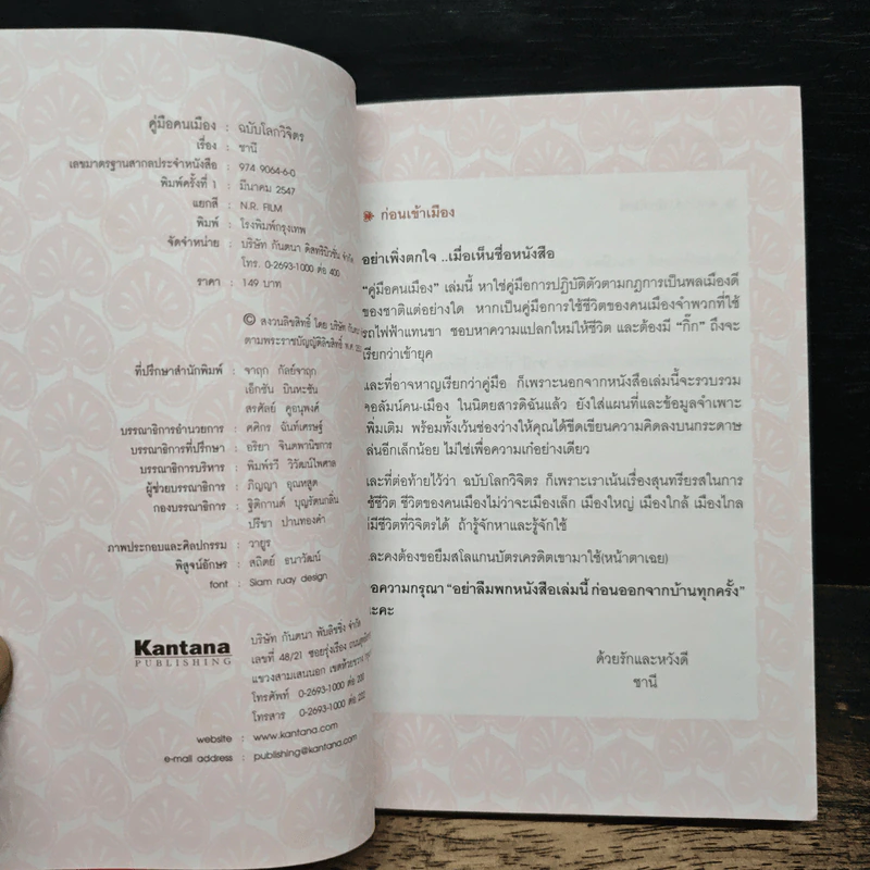 คู่มือคนเมือง ฉบับโลกวิจิตร - ชานี รูปที่ 6