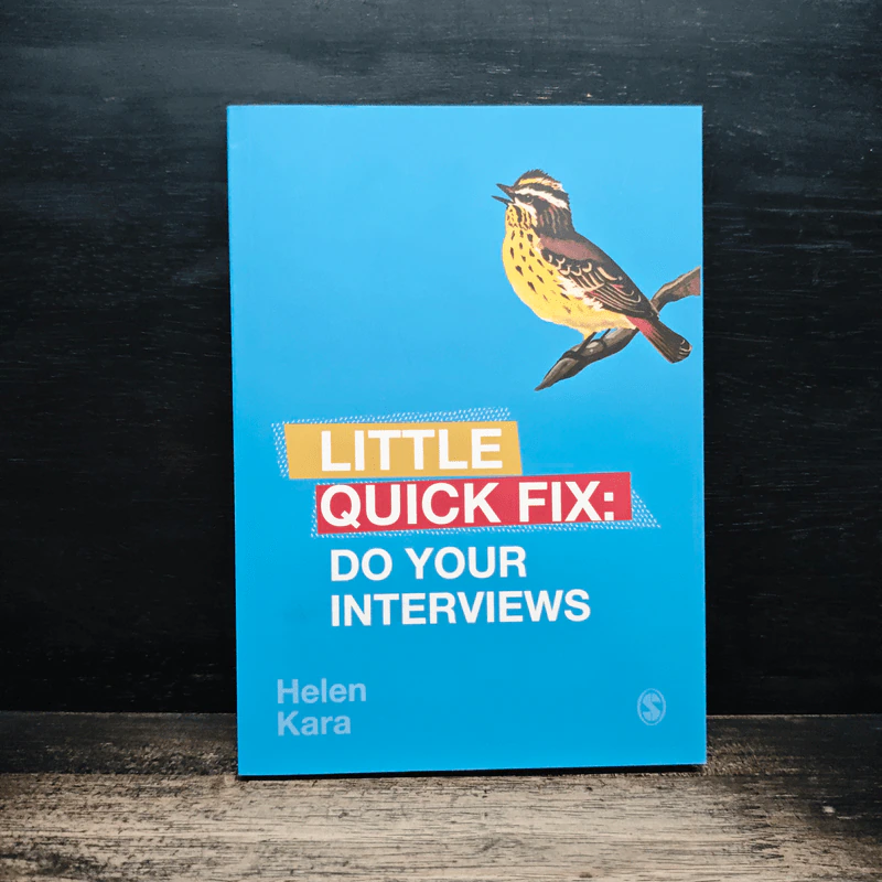 Little Quick Fix: Do Your Interviews - Helen Kara รูปที่ 1