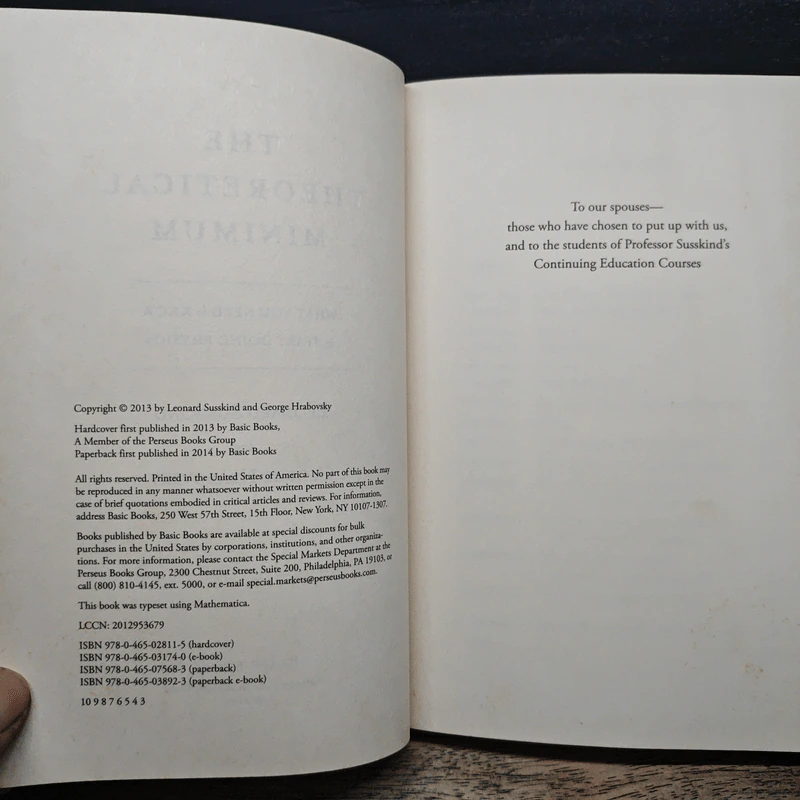 The Theoretical Minimum - Leonard Susskind, George Hrabovsky รูปที่ 6