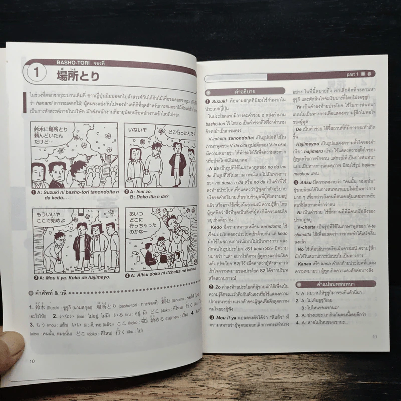 ภาษาญี่ปุ่นง่าย ๆ สไตล์การ์ตูน ชุด วัฒนธรรมญี่ปุ่น - คิโยกาตะ คาโด้ รูปที่ 9