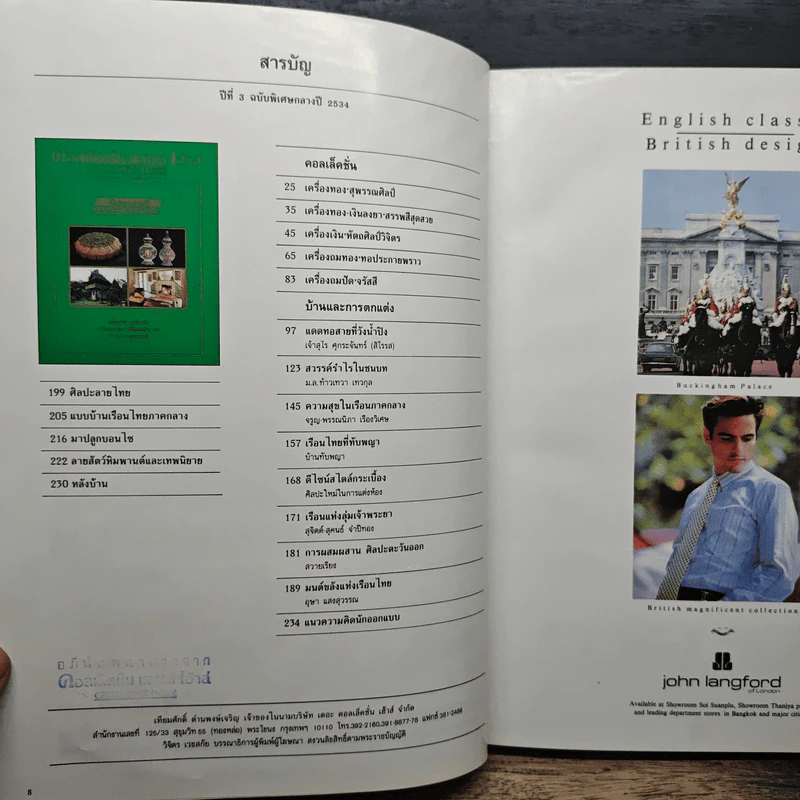 คอลเล็คชั่น แอนด์ เฮ้าส์ ปีที่ 3 ฉบับพิเศษกลางปี 2534 รูปที่ 6