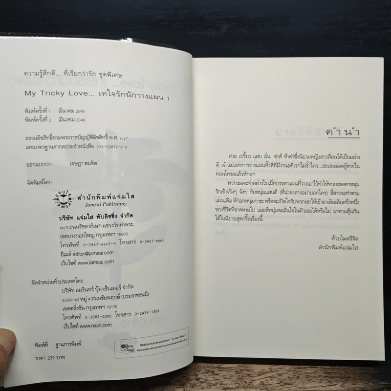 My Tricky Love...เทใจรักนักวางแผน เล่ม 1 - วีสาม รูปที่ 6