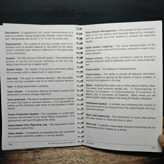 The NEW Lean Pocket Guide XL รูปที่ 8