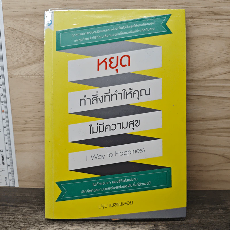 หยุดทำสิ่งที่ทำให้คุณไม่มีความสุข - ปฐม เพชรพลอย รูปที่ 1