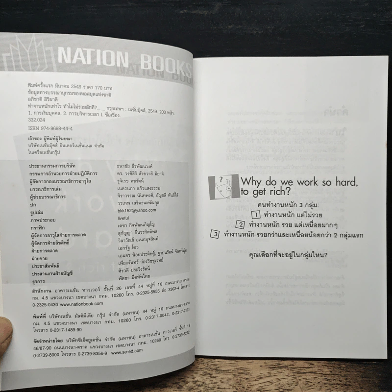 ทำงานหนักเท่าไร ทำไมไม่รวยสักที? - อภิชาติ สิริผาติ รูปที่ 6