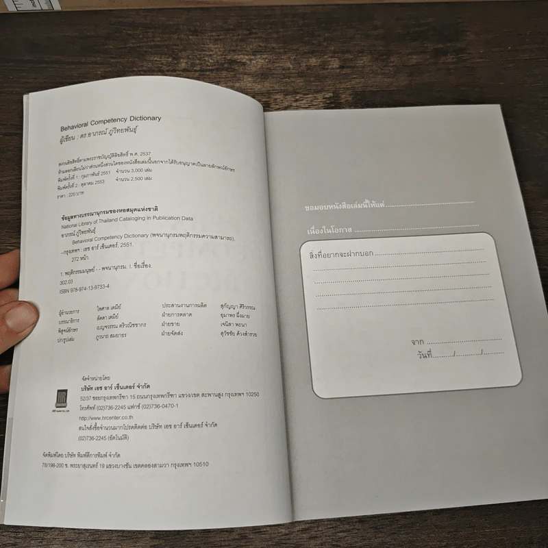 Behavioral Competency Dictionary พจนานุกรมพฤติกรรมความสามารถ - ดร.อาภรณ์ ภู่วิทยพันธุ์ รูปที่ 6