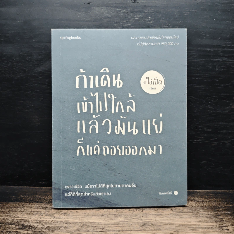 ถ้าเดินเข้าไปใกล้แล้วมันแย่ ก็แค่ถอยออกมา - ไอ่เป็ด รูปที่ 1