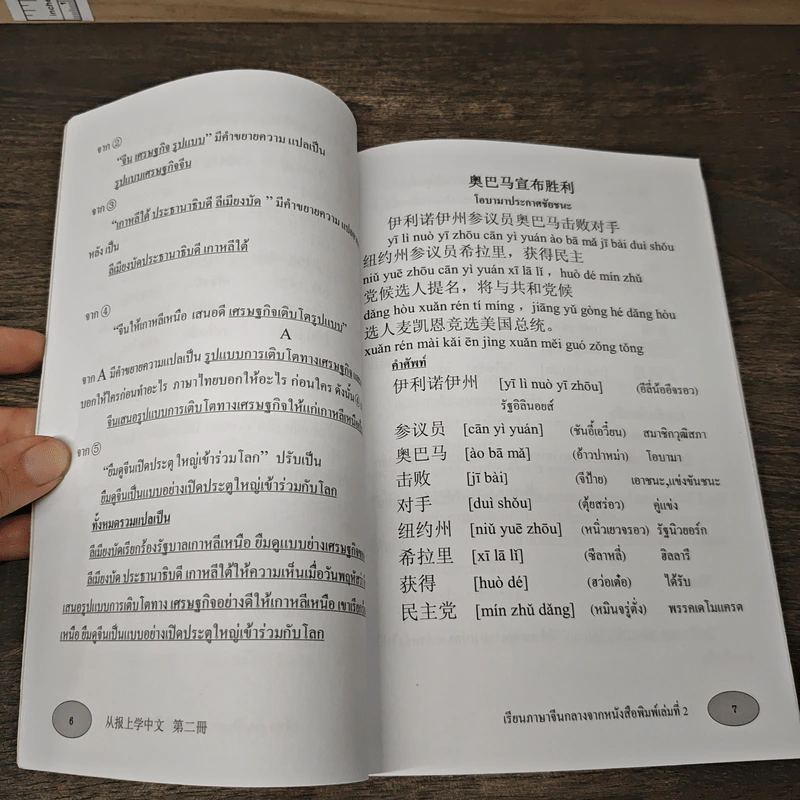 เรียนภาษาจีนกลางจากหนังสือพิมพ์ เล่มที่ 2 - ชาตรี แซ่บ้าง รูปที่ 7