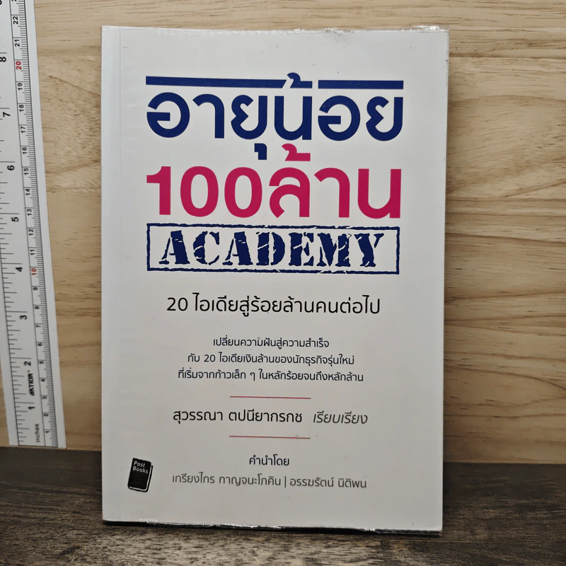 อายุน้อย 100 ล้าน ACADEMY - สุวรรณา ตปนียากรกช รูปที่ 1