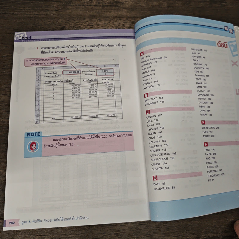 สูตร & ฟังก์ชัน Excel ฉบับใช้งานจริงในสำนักงาน รูปที่ 9