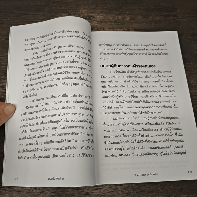 มนุษย์มาจากไหน - ปิยะโชค ถาวรมาศ รูปที่ 8