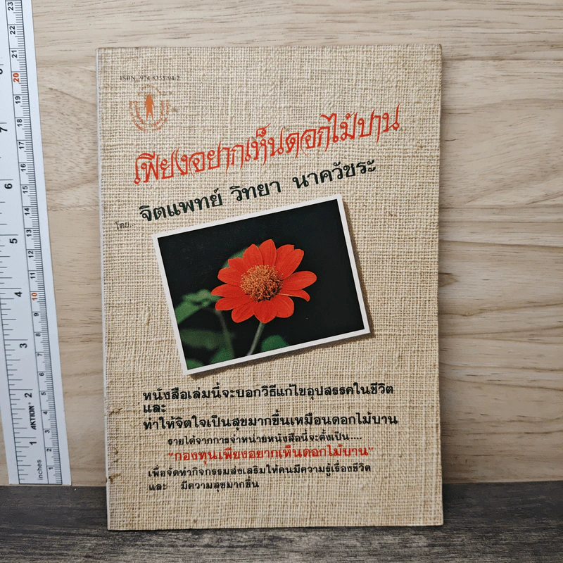 เพียงอยากเห็นดอกไม้บาน - จิตแพทย์วิทยา นาควัชระ รูปที่ 1