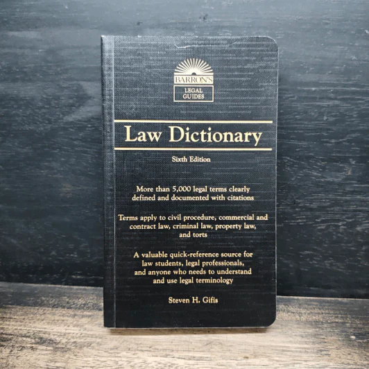 Law Dictionary - Steven H. Gifis รูปที่ 1