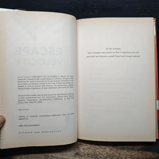 Escape Velocity - Geoffrey A. Moore รูปที่ 6
