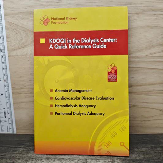 KDOQI in the Dialysis Center: A Quick Reference Guide รูปที่ 1