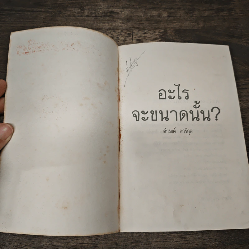 อะไรจะขนาดนั้น - ดำรงค์ อารีกุล รูปที่ 6