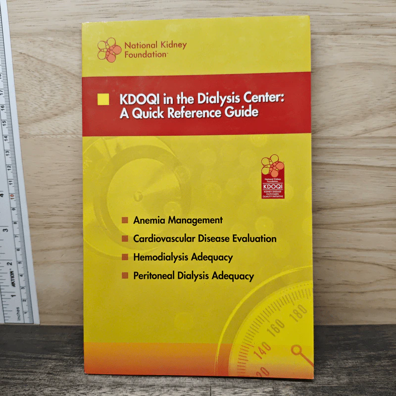 KDOQI in the Dialysis Center: A Quick Reference Guide รูปที่ 1