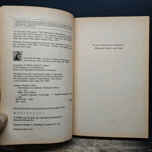 Adventures of a Verbivore - Richard Lederer รูปที่ 6