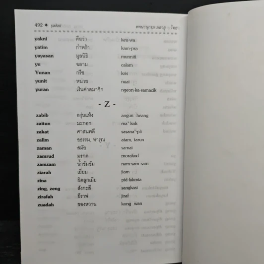 หนังสือ พจนานุกรม ไทย-มลายู/มลายู-ไทย รูปที่ 8